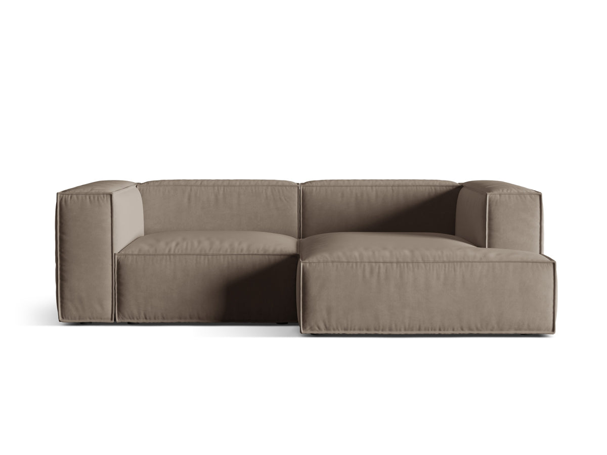 Divano Angolare Componibile Nuria, 3 Posti, 147x252x72