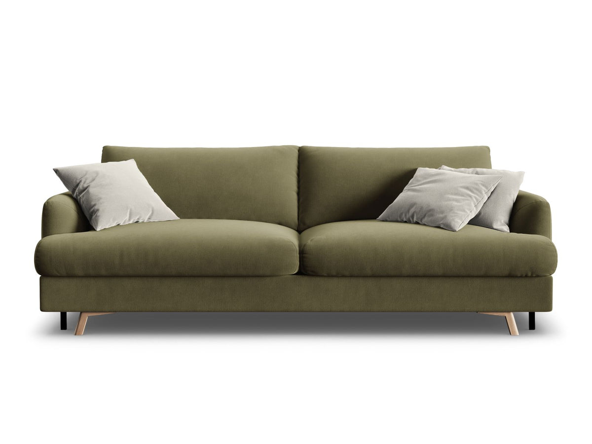 Divano Letto con Contenitore Naomi, 3 Posti, 110x233x95