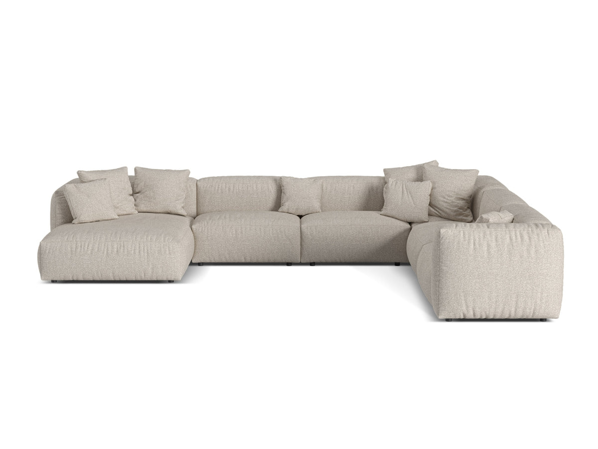 Divano Angolare Componibile XL Martina, 6 Posti, 316x406x75