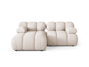 Divano Angolare Modulare Sinistro, "Bellis", 3 Posti, 188x155x70 - Beige