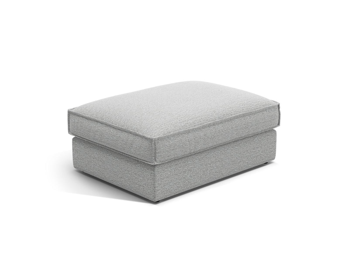 Pouf, "Pola", 1 Posto, 103x78x44 - Grigio Chiaro