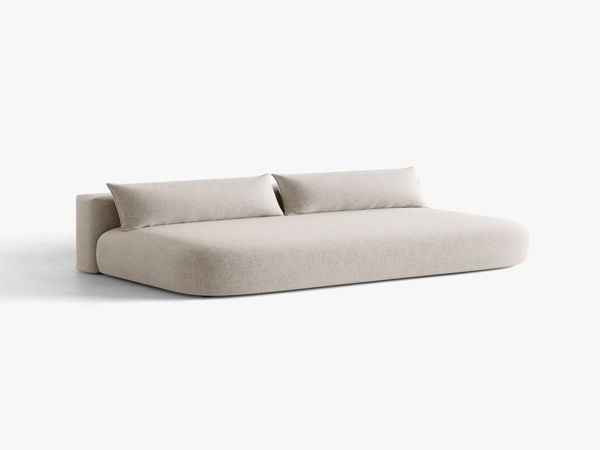 Divano Letto con Contenitore Hena, 3 Posti, 112x205x85
