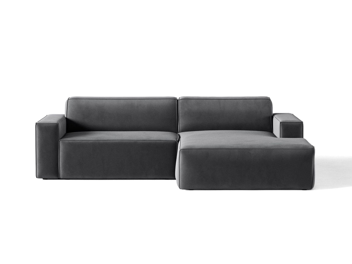 Divano Angolare Componibile Jodie, 3 Posti, 162x224x77