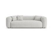 Divano con Funzione Letto, "Martina", 3 Posti, 264x106x75 - Grigio Beige Melange