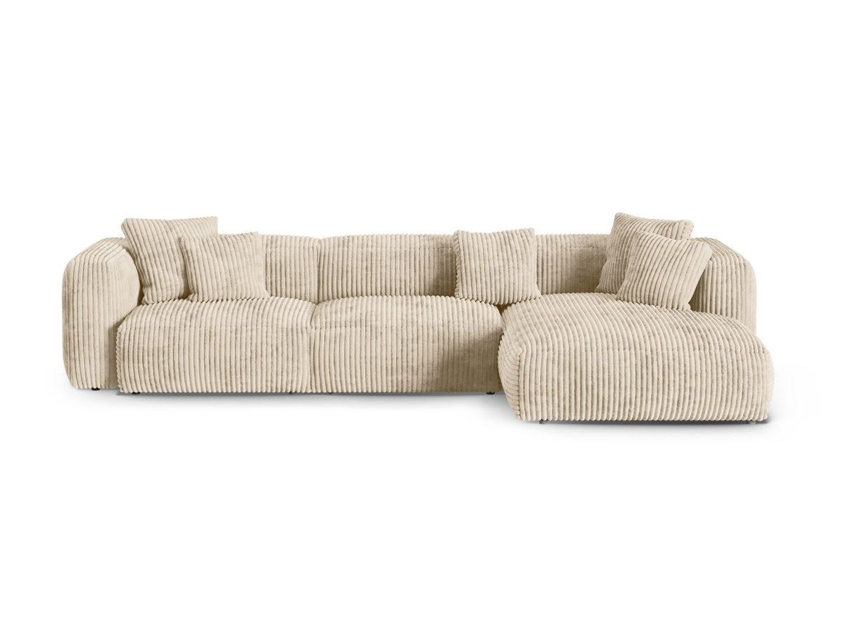 Divano Angolare Componibile XL Martina Seduta Profonda, 3 Posti, 176x330x75