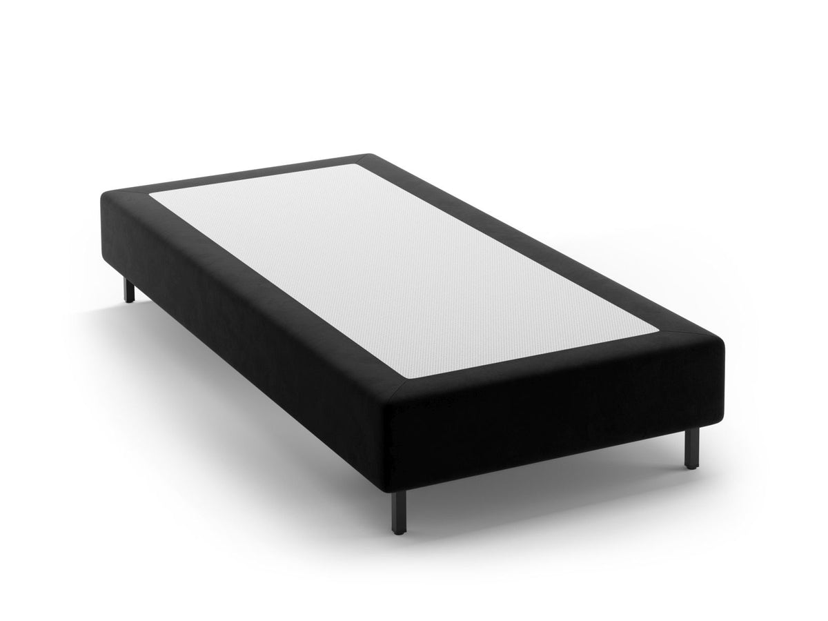 Base Letto Whale Gambe metallo nero - Nero 100x200