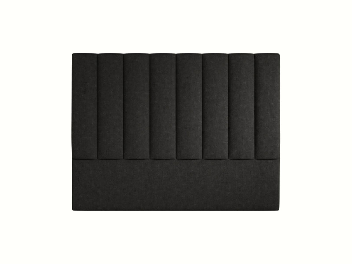 Testiera Marl Alta 120 cm - Nero 160x200
