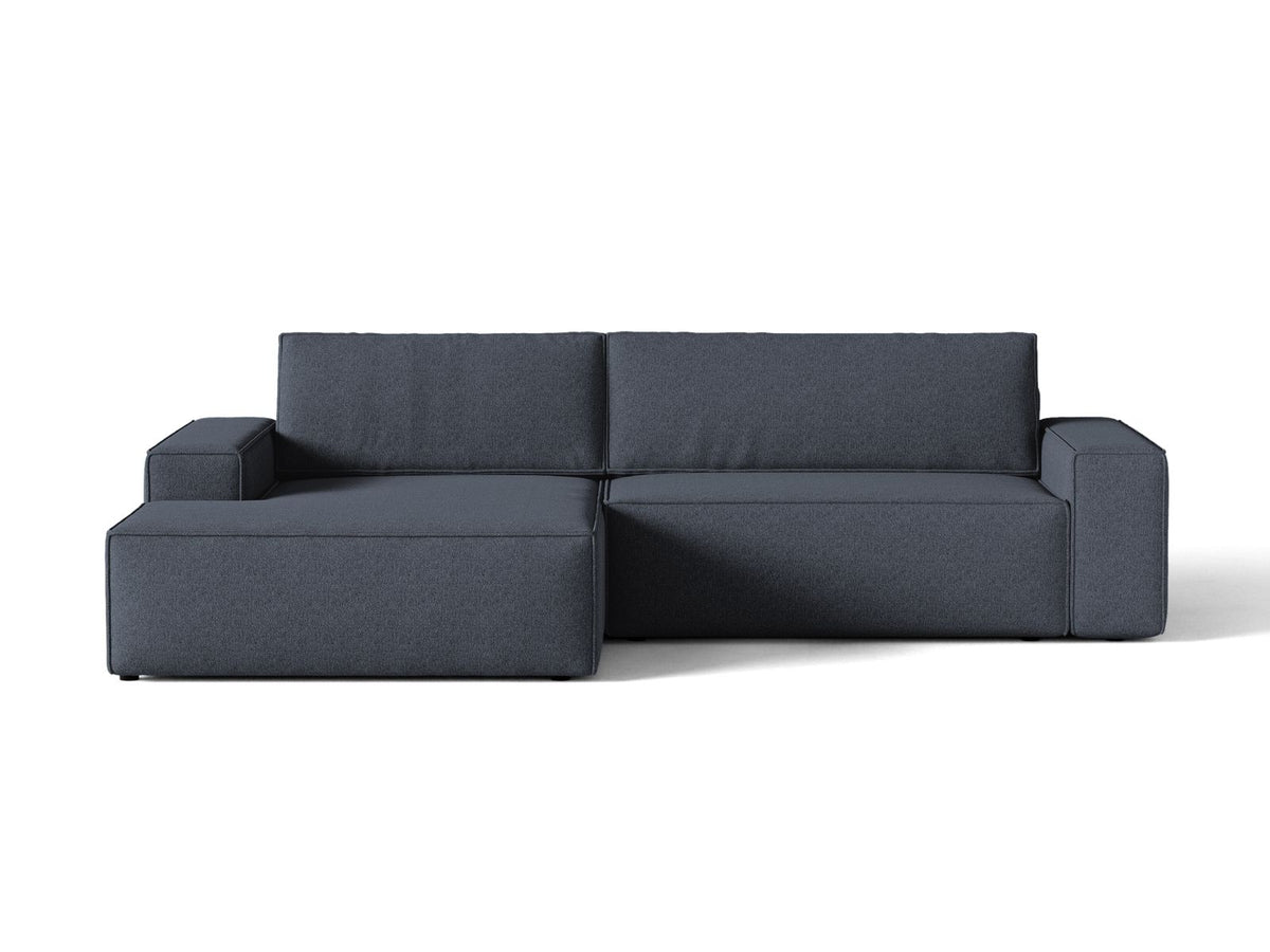 Divano Letto Angolare con Contenitore Jodie, 3 Posti, 151x246x86