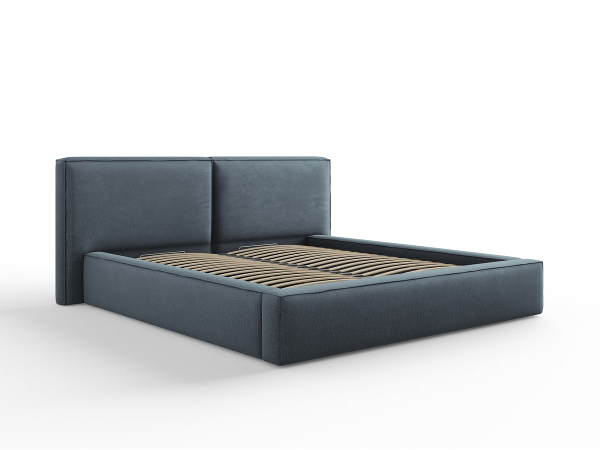 Letto contenitore con testiera doppia, "Jodie", 228x234x97,5