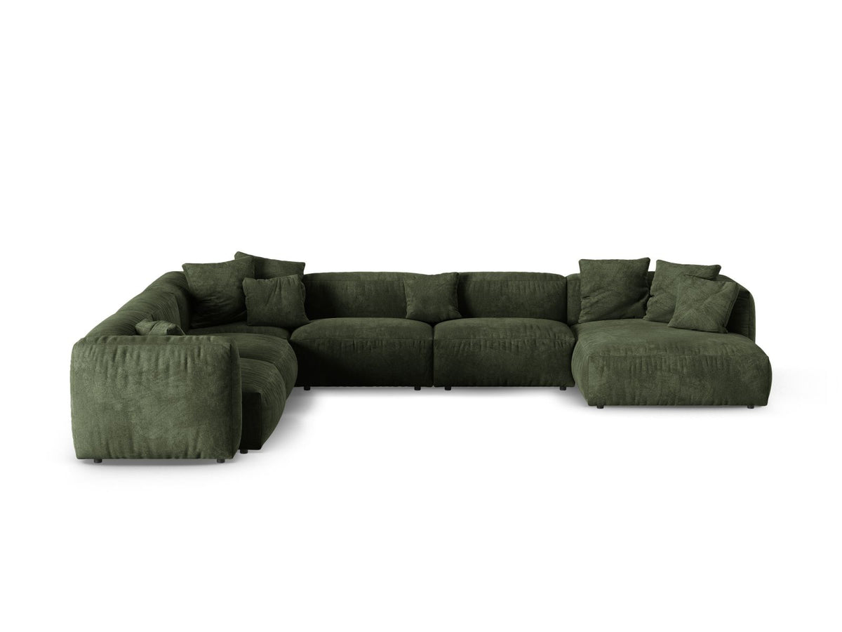 Divano Angolare Componibile XL Martina, 6 Posti, 330x420x75