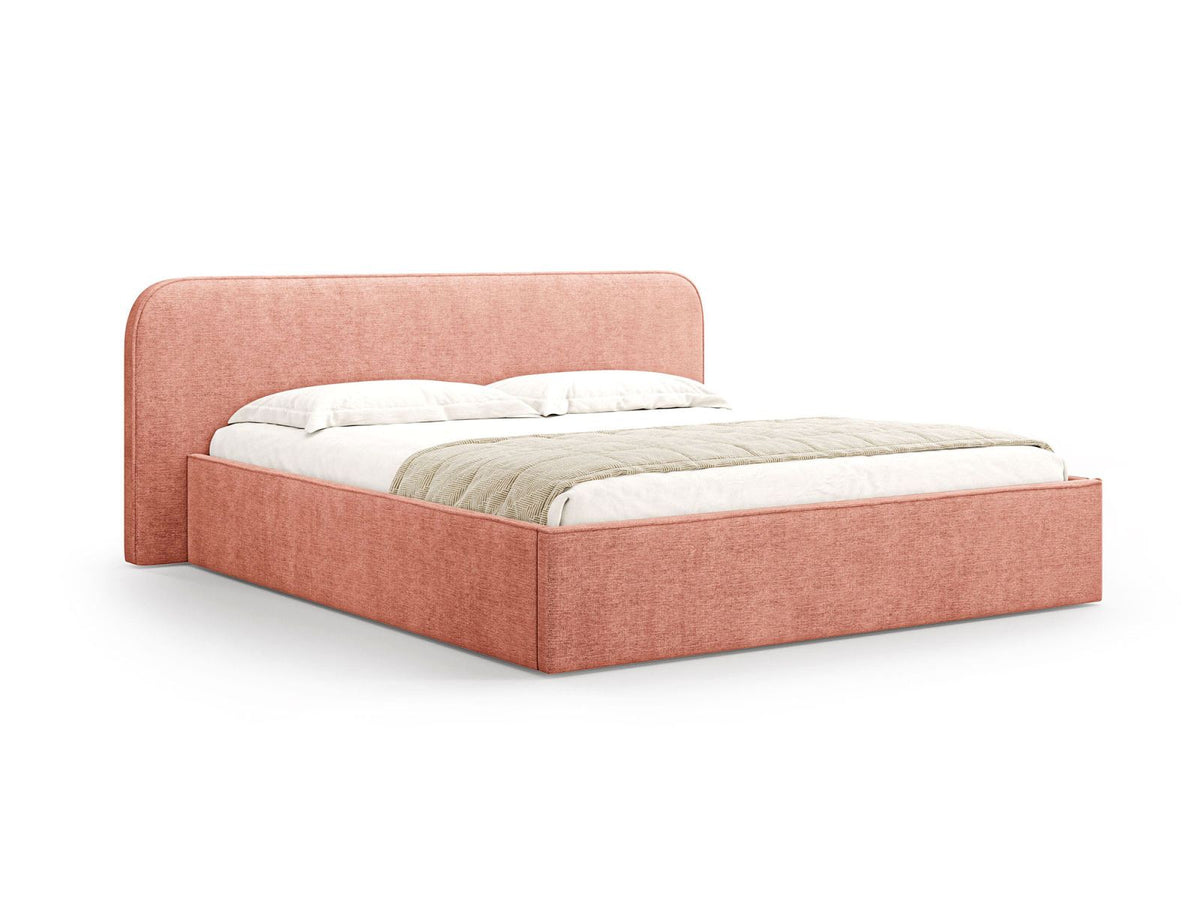 Letto Contenitore con Testata Elizabeth - Rosso 180x200