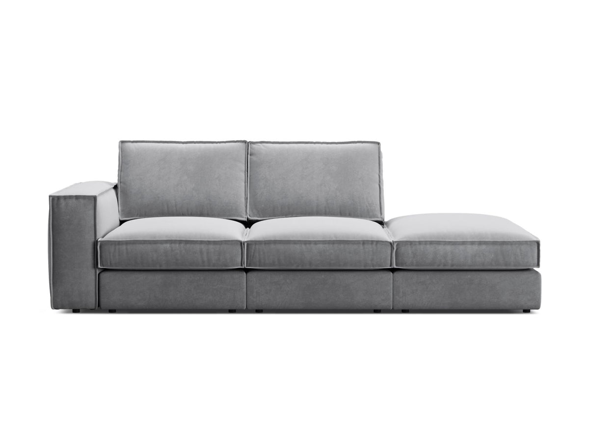 Divano Componibile Aperto Pola, 3 Posti, 103x259x88