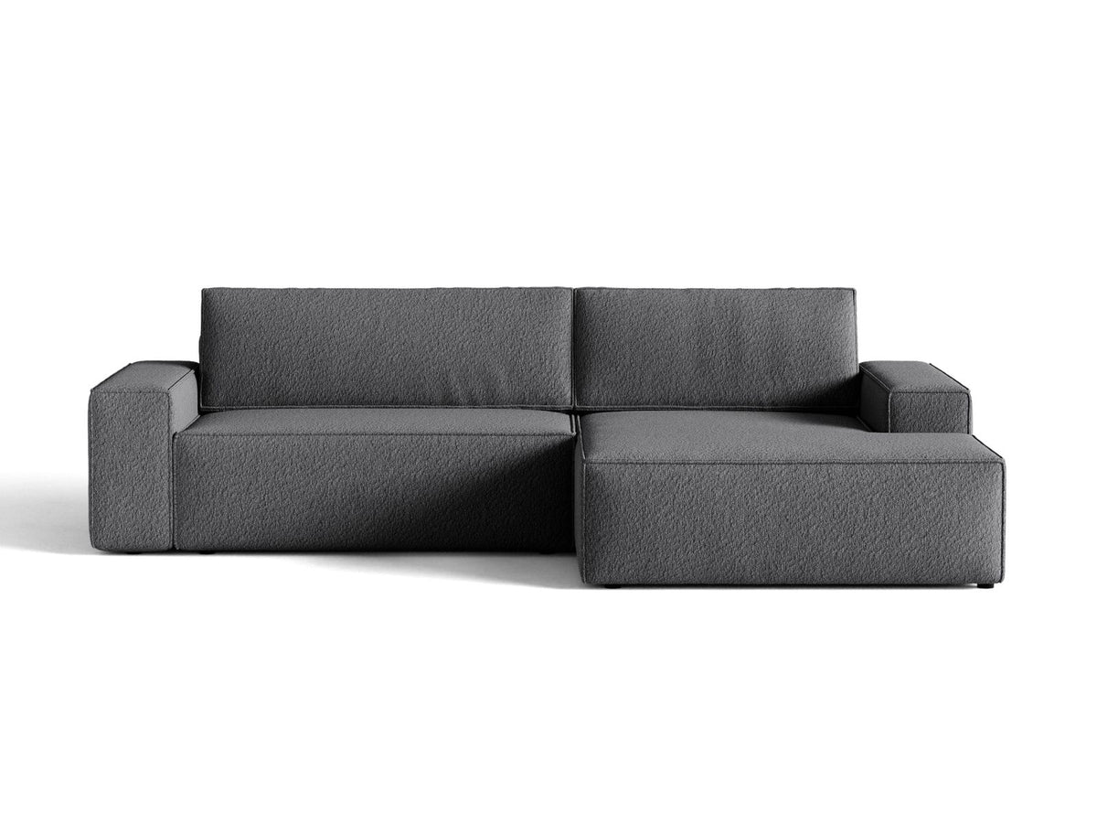 Divano Letto Angolare con Contenitore Jodie, 3 Posti, 151x246x86