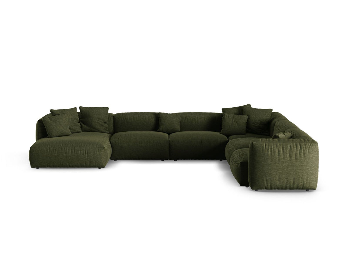 Divano Angolare Componibile XL Martina, 6 Posti, 330x420x75
