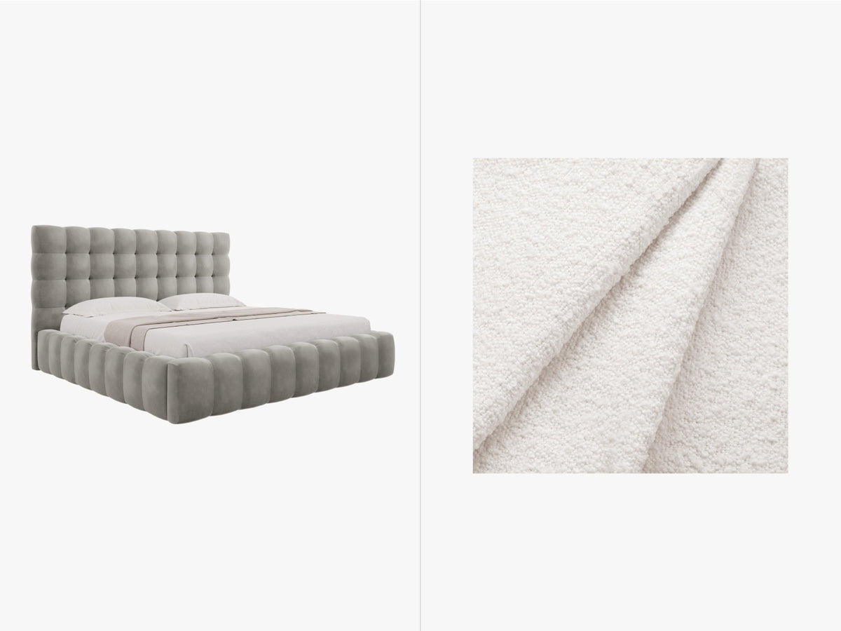 Letto Contenitore con Testata Mamaia - Bianco 180x200