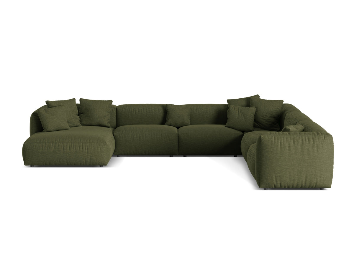 Divano Angolare Componibile XL Martina, 6 Posti, 316x406x75