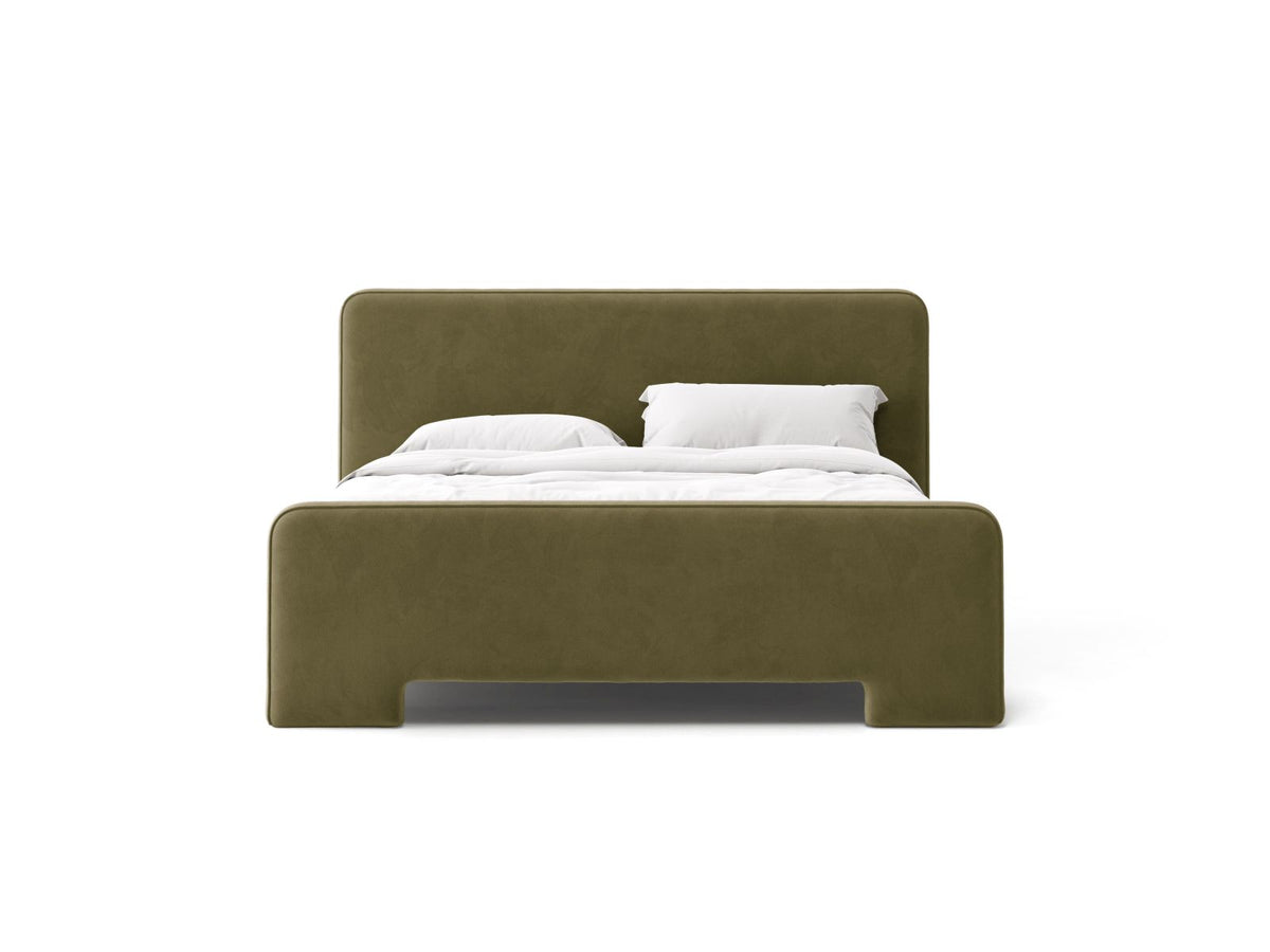 Letto con Testata Eda - Verde Chiaro 180x200