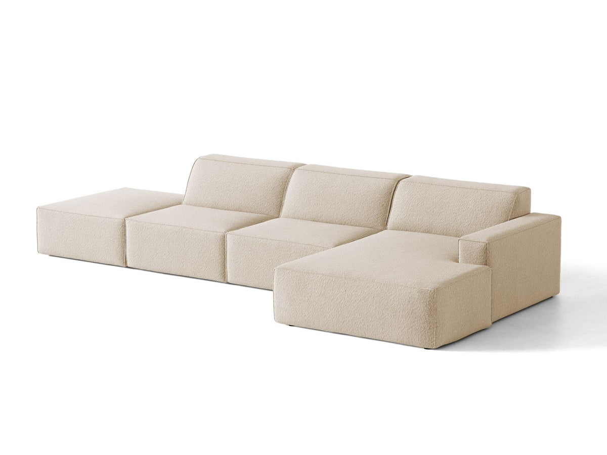 Divano Angolare Componibile Jodie, 5 Posti, 162x341x77
