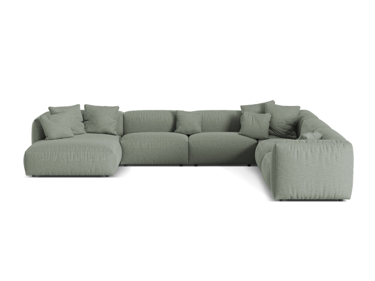 Divano Angolare Componibile XL Martina, 6 Posti, 316x406x75