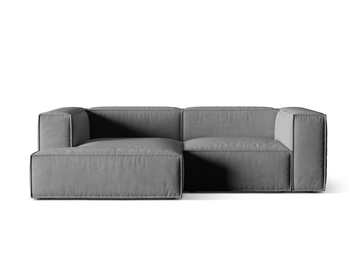 Divano Angolare Componibile Nuria, 3 Posti, 147x252x72