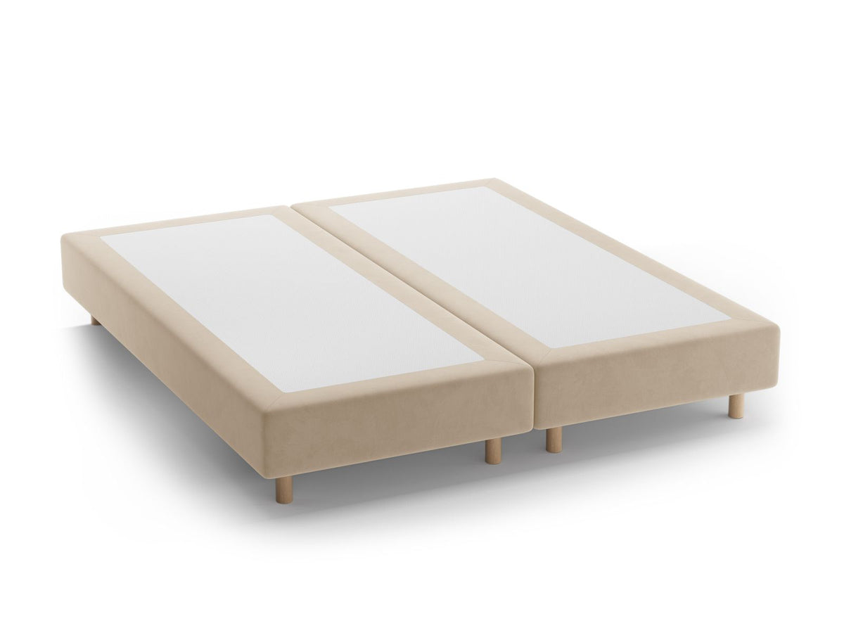 Base Letto Whale Gambe legno di faggio naturale - Nude 200x200