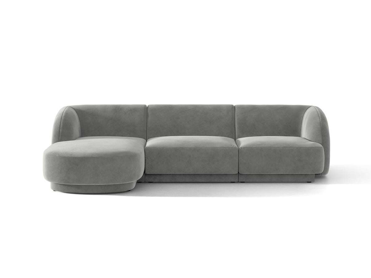 Divano Angolare Miley, 4 Posti, 156x255x70