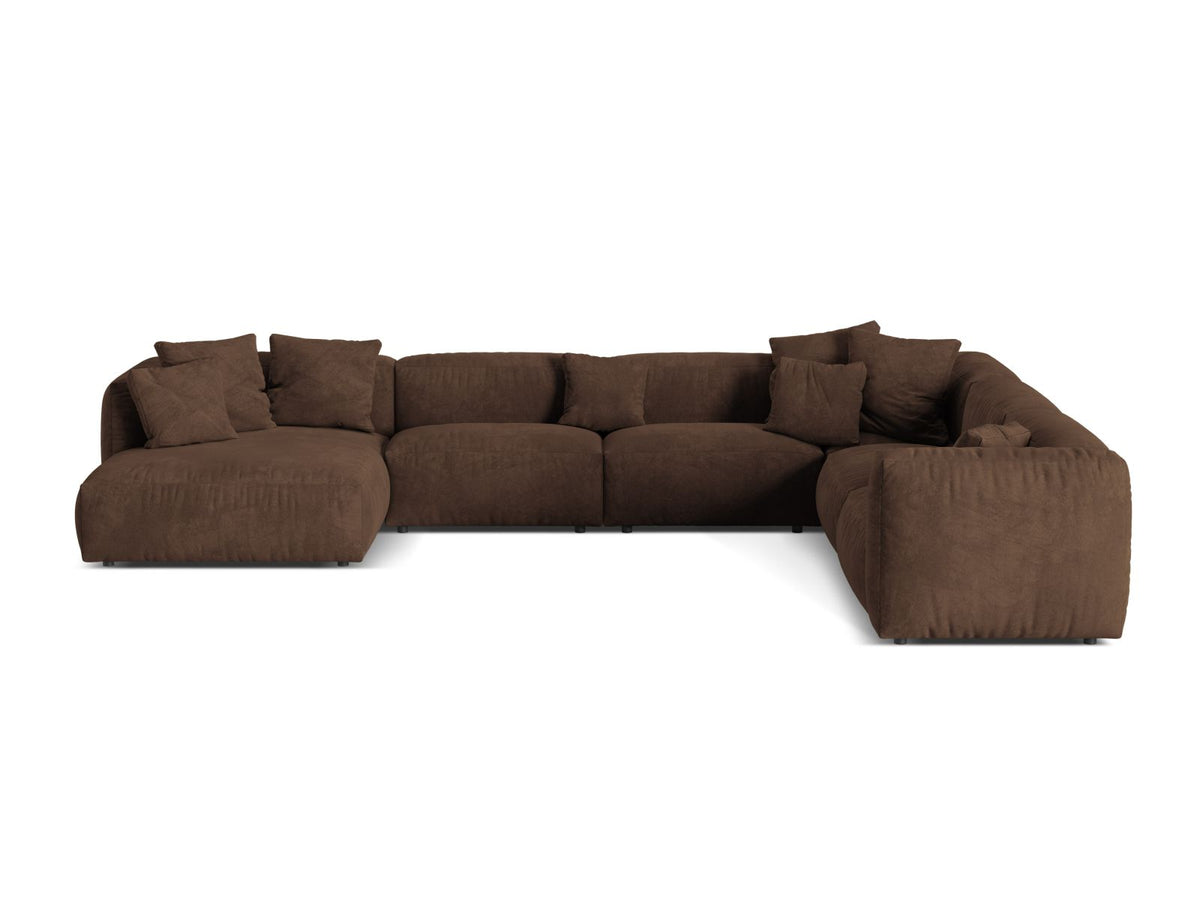 Divano Angolare Componibile XL Martina, 6 Posti, 316x406x75