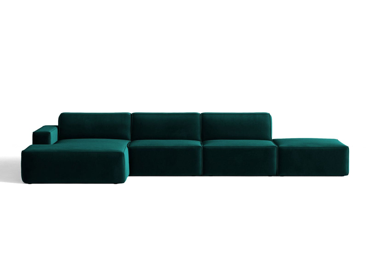 Divano Angolare Componibile Jodie, 5 Posti, 162x341x77
