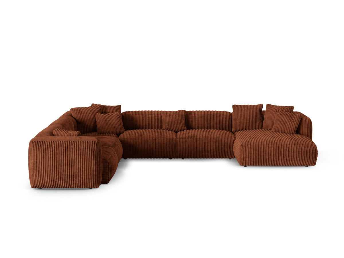 Divano Angolare Componibile XL Martina, 6 Posti, 330x420x75