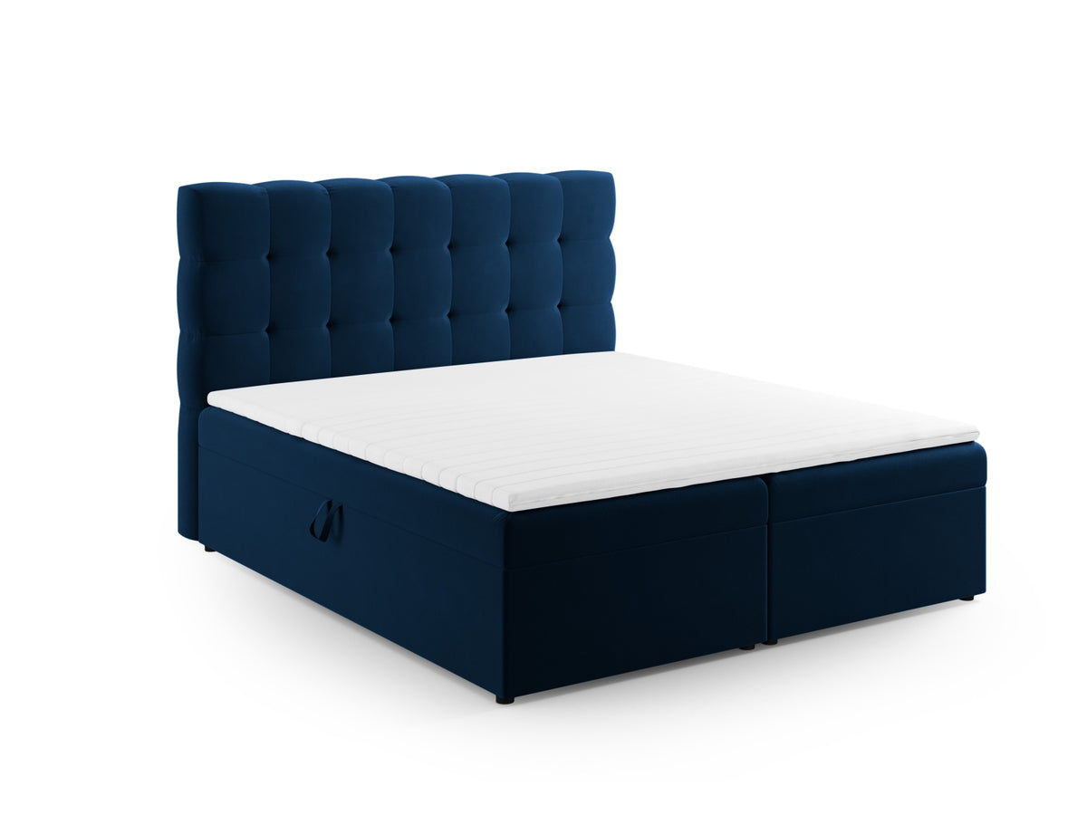 Letto: testiera + molle/materasso + coprimaterasso, "Mamaia", 210x140x125