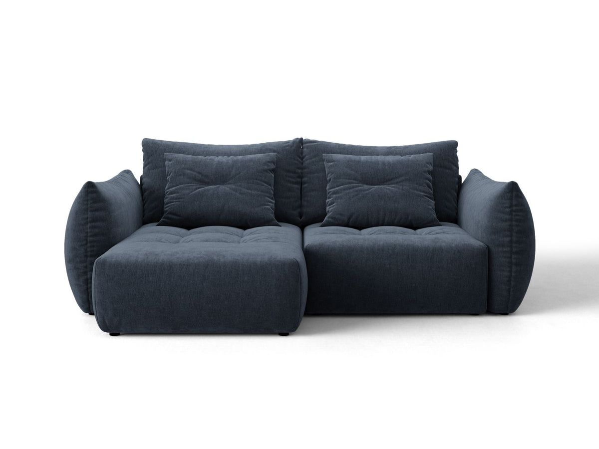 Divano Letto Angolare Componibile con Contenitore Bloom, 3 Posti, 152x250x87
