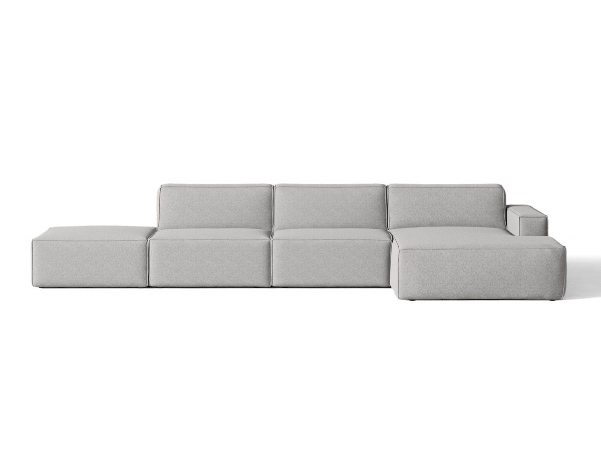 Divano Angolare Componibile Jodie, 5 Posti, 162x341x77