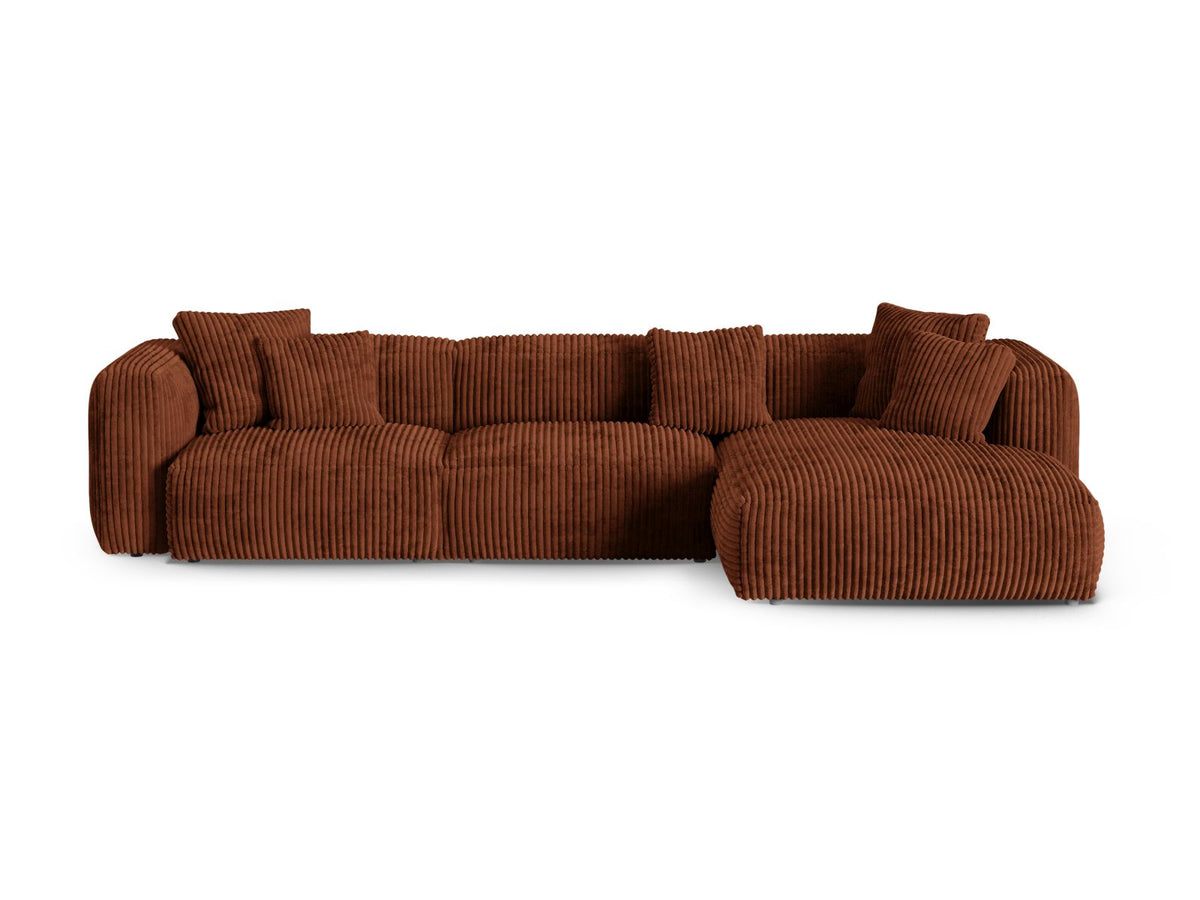 Divano Angolare Componibile XL Martina Seduta Profonda, 3 Posti, 176x330x75