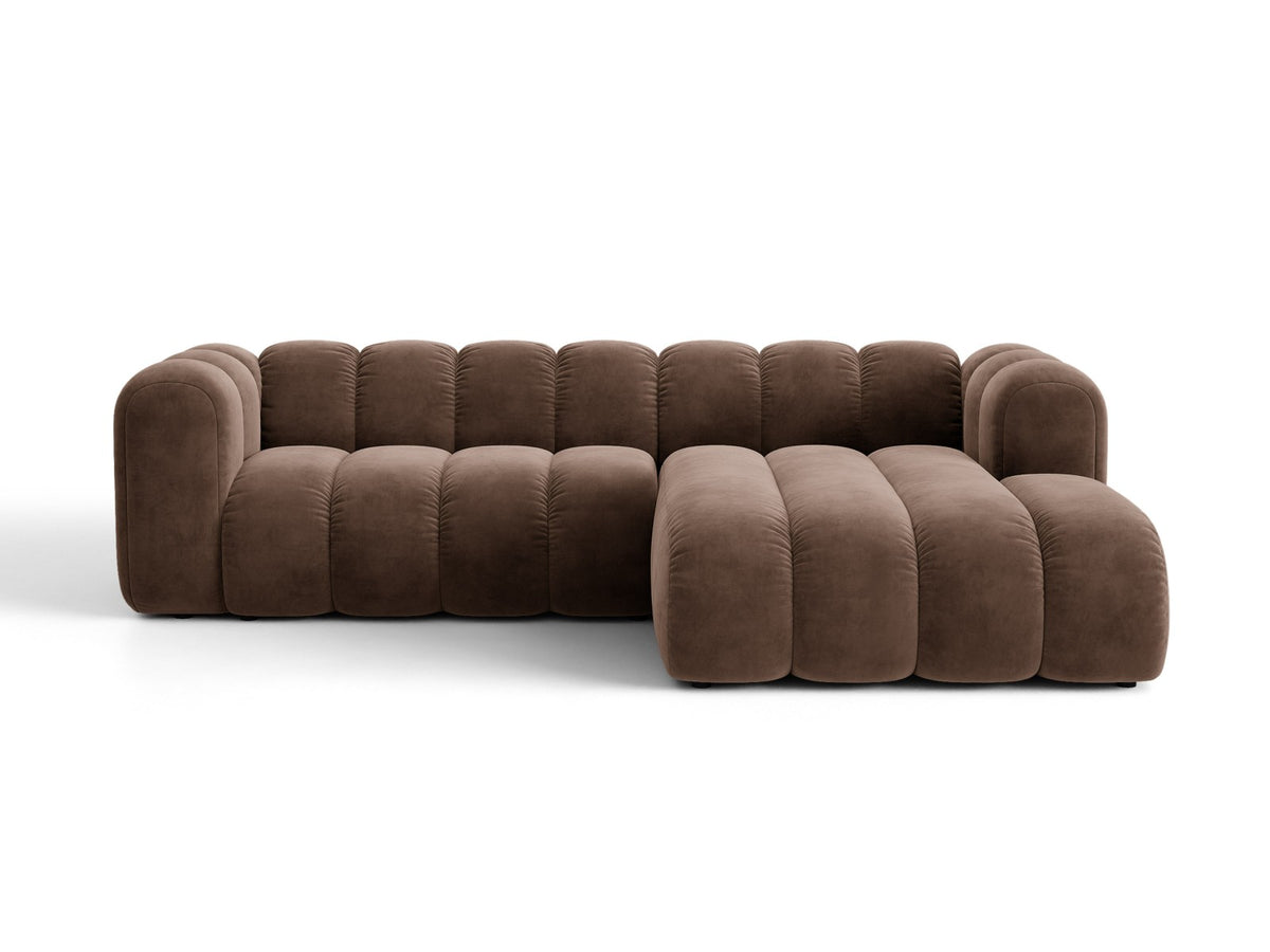 Divano Letto Angolare con Contenitore Lupine, 4 Posti, 177x270x70