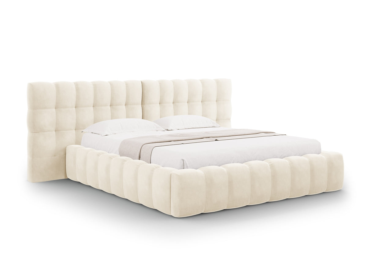 Letto contenitore con testiera doppia, "Mamaia", 230x250x100