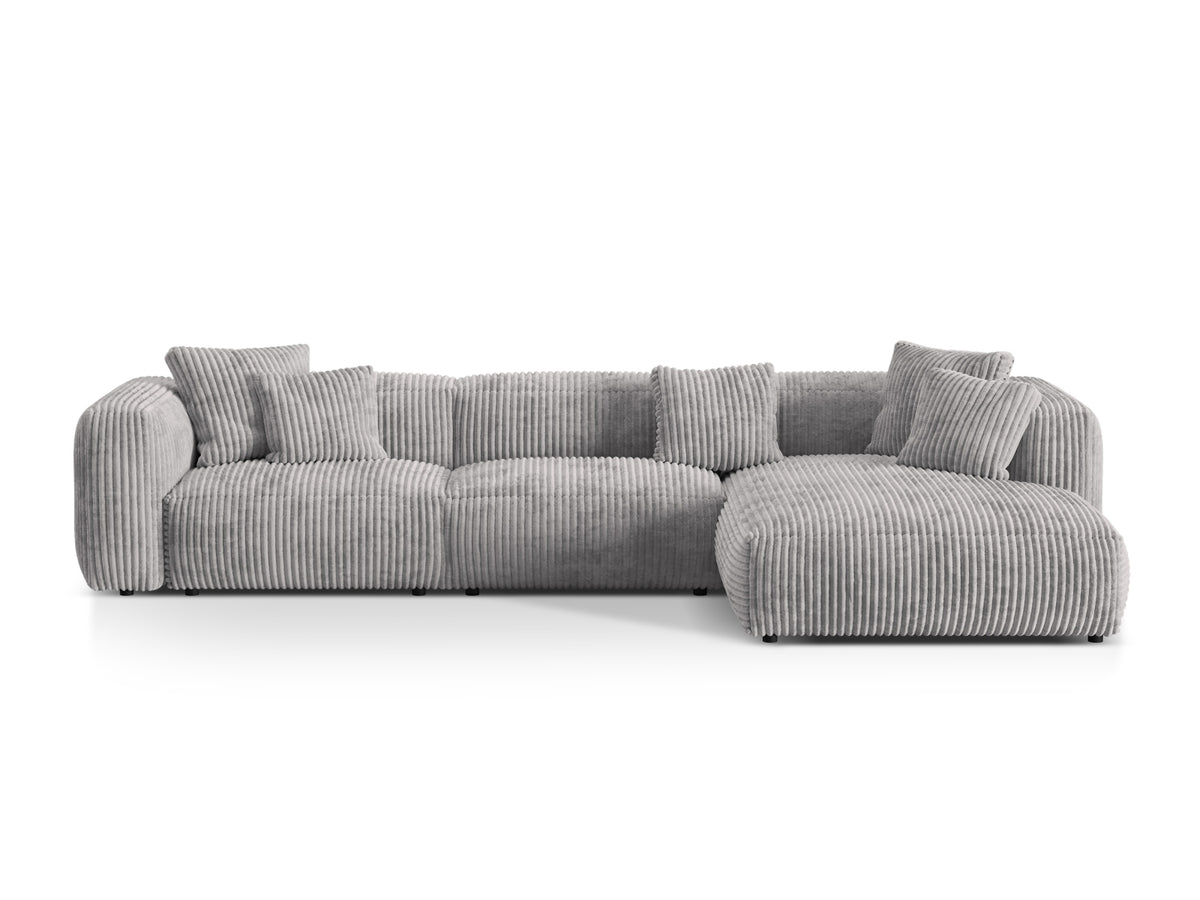 Divano Angolare Componibile XL Martina, 3 Posti, 176x330x75