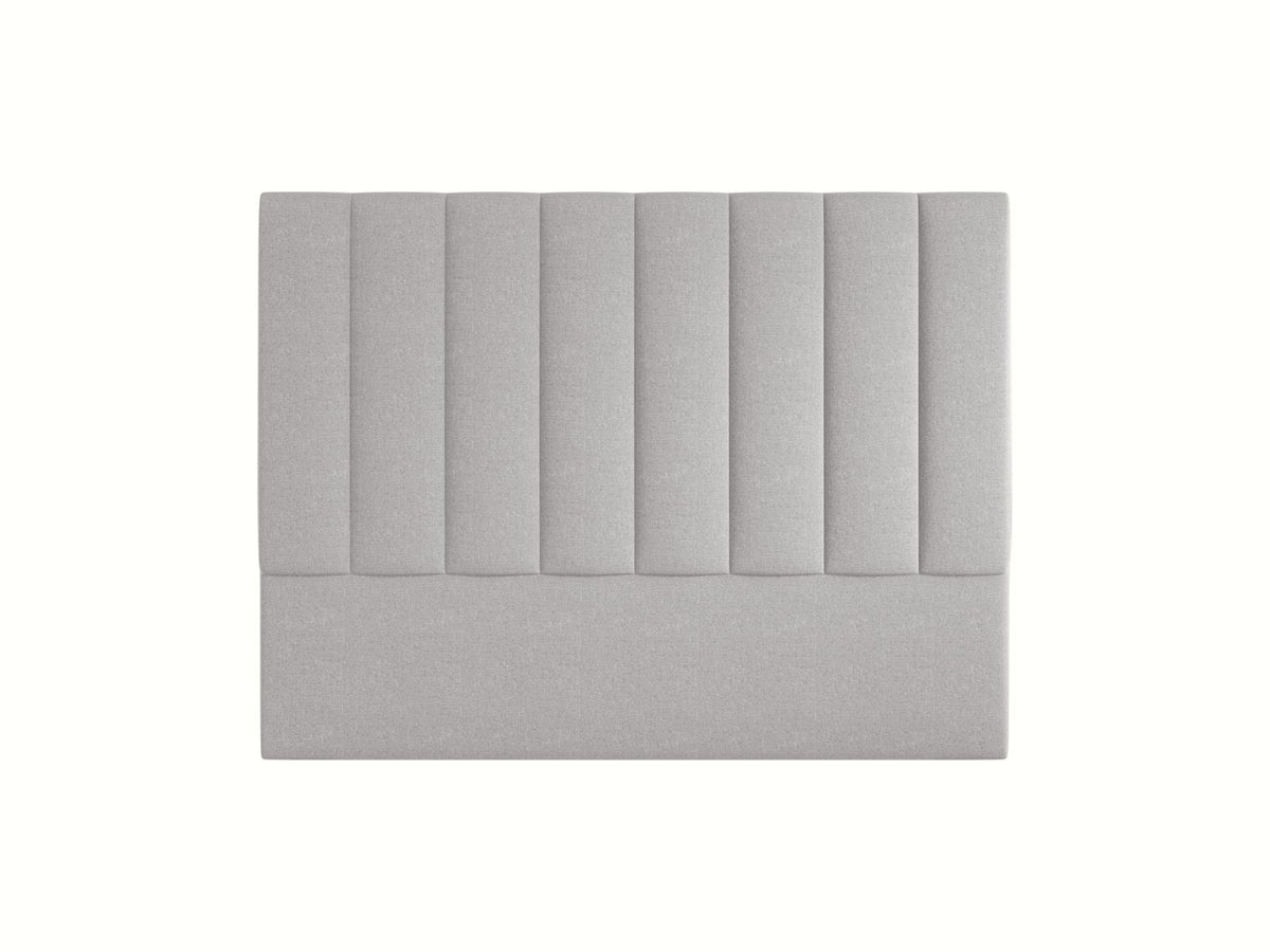Testiera Marl Alta 120 cm - Grigio Chiaro 160x200