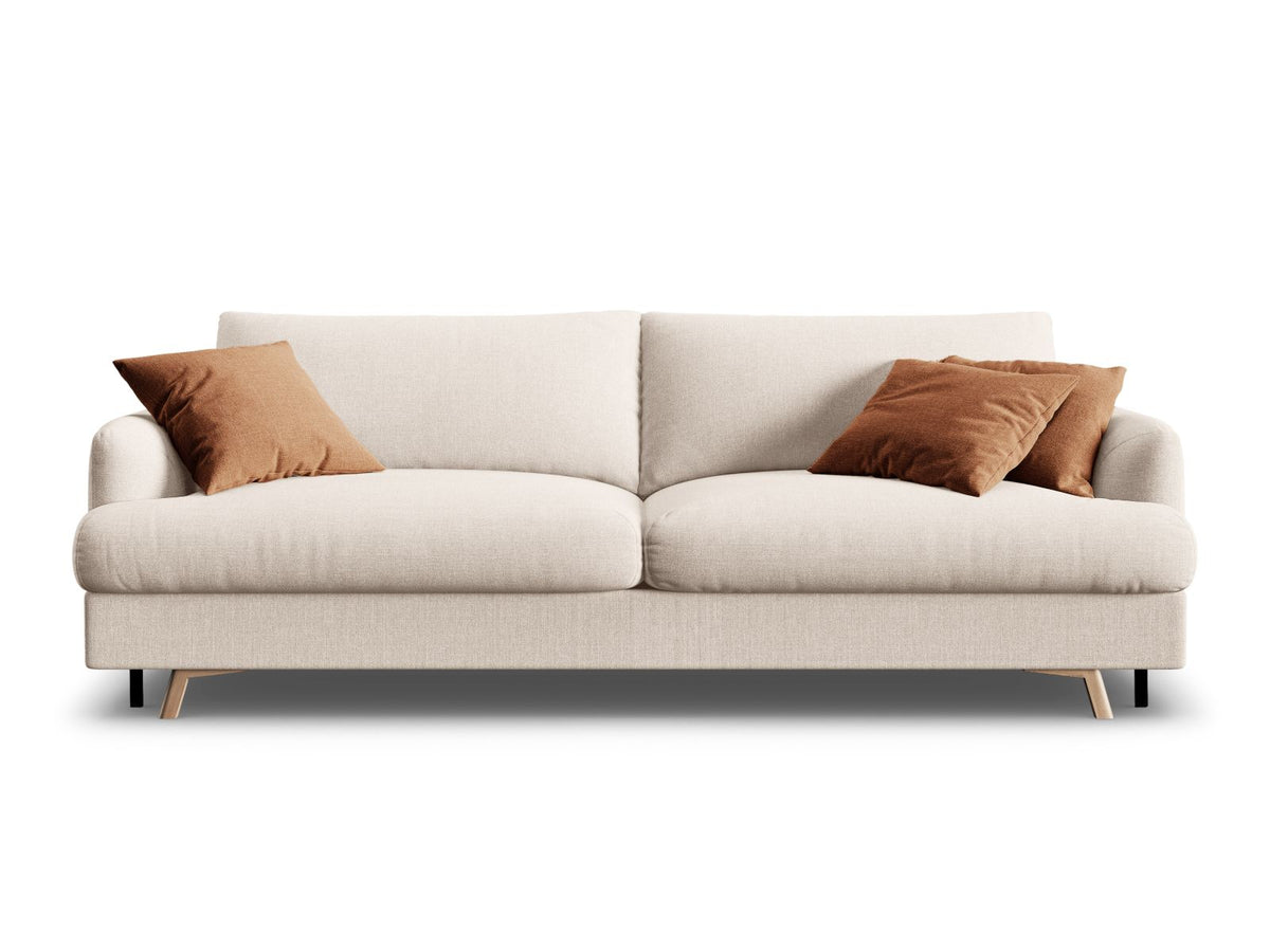 Divano Letto con Contenitore Naomi, 3 Posti, 110x233x95