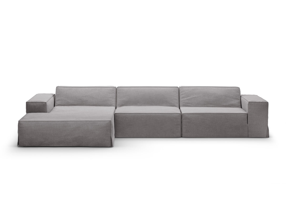 Divano Angolare Componibile Jodie, 4 Posti, 162x284x77