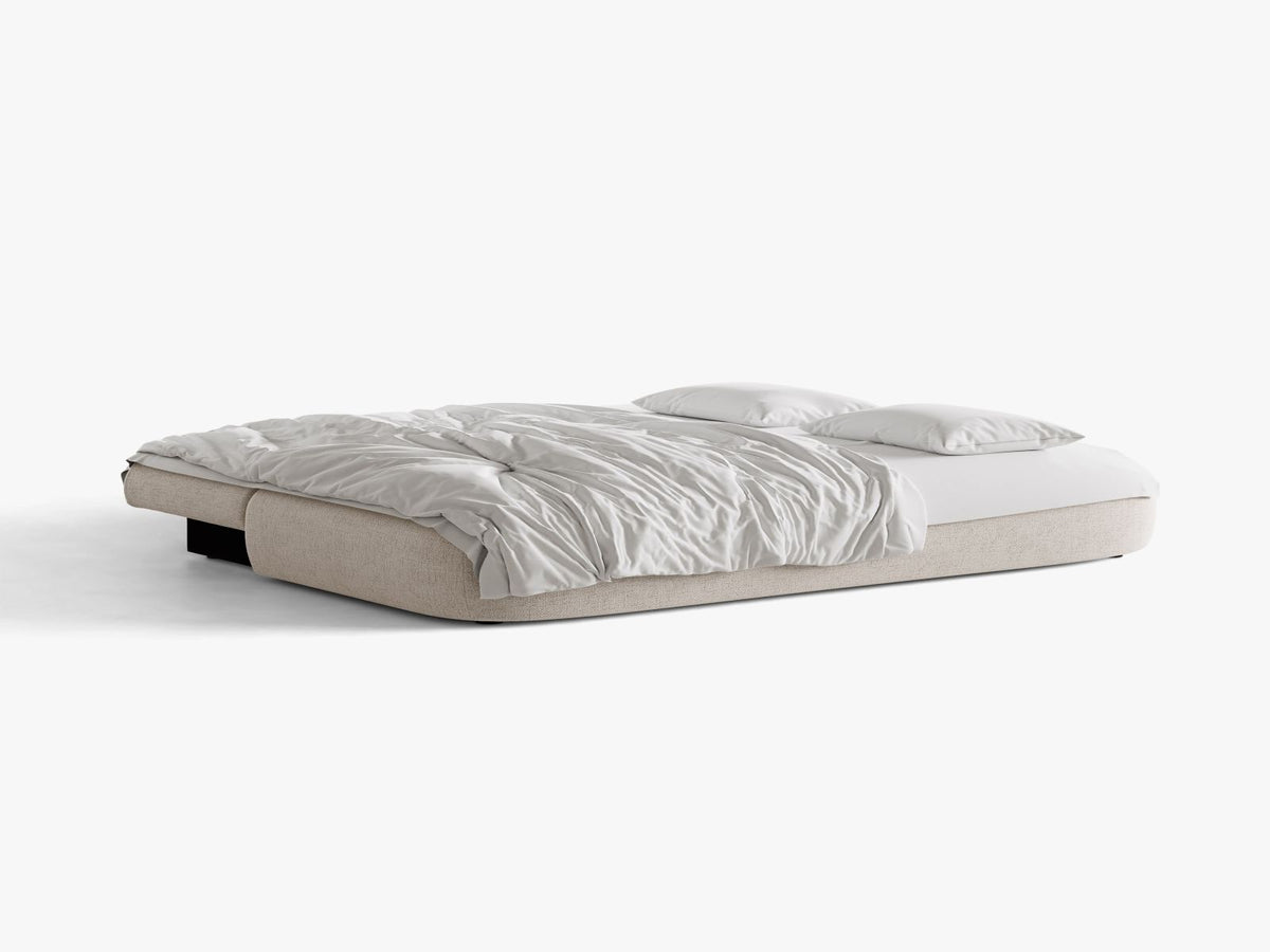 Divano Letto con Contenitore Hena, 3 Posti, 112x205x85