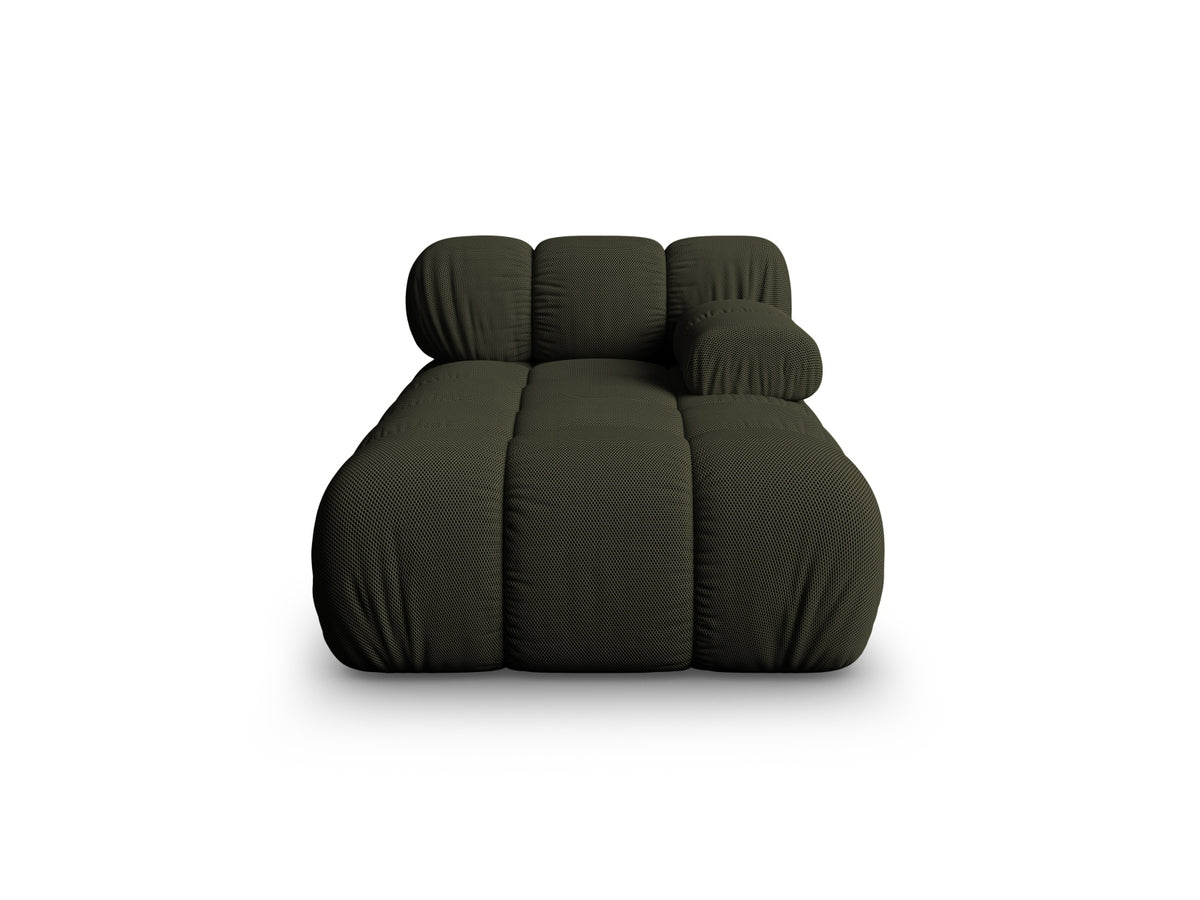 Chaise Longue Destra, "Bellis", 1 Posto, 155x94x70 - Verde Amazon