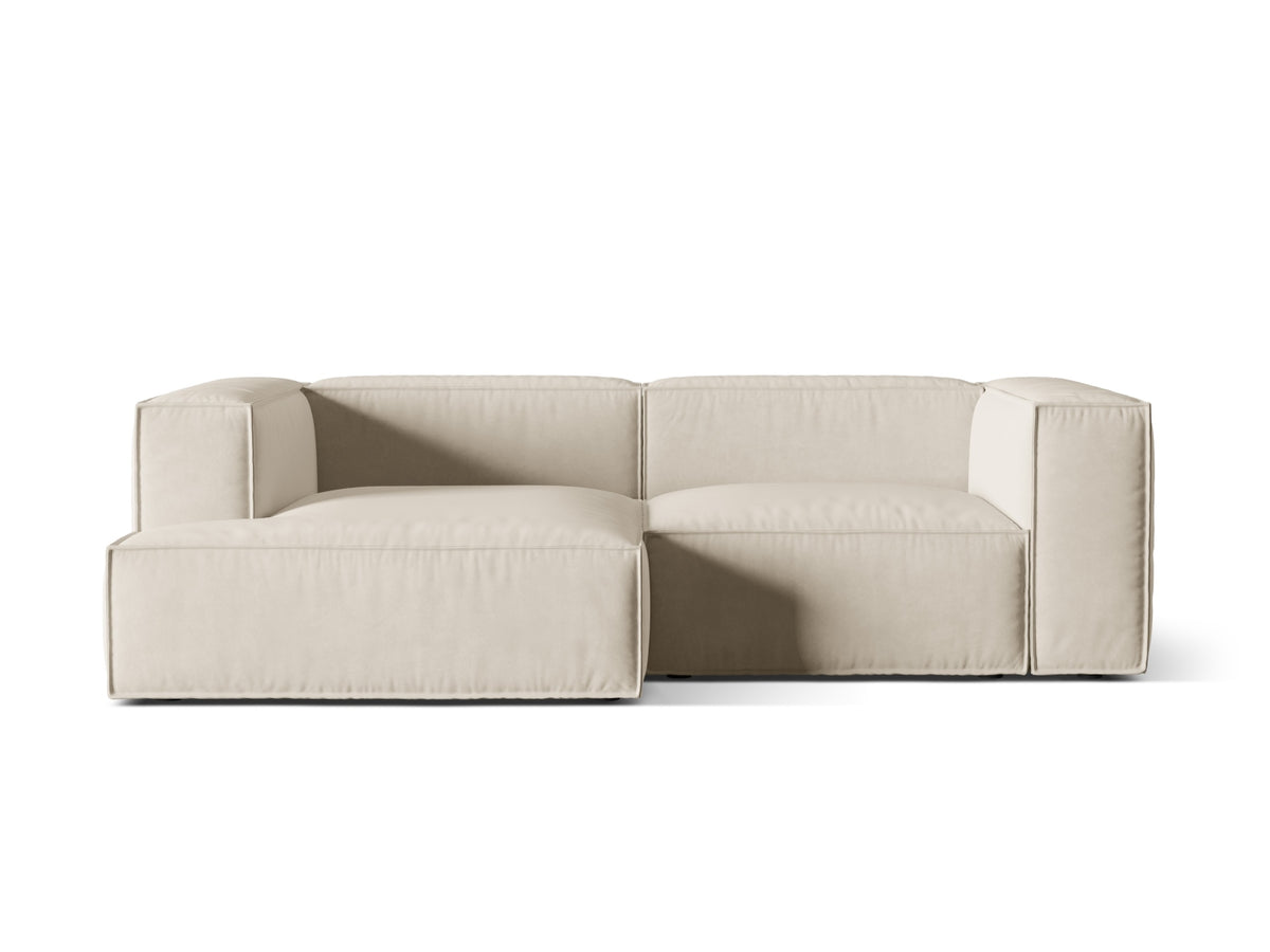Divano Angolare Componibile Nuria, 3 Posti, 147x252x72