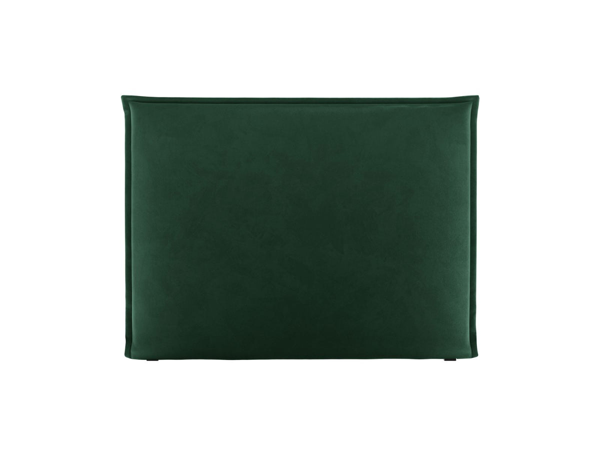 Testata in Velluto, "Monica", 180x8x120 - Verde