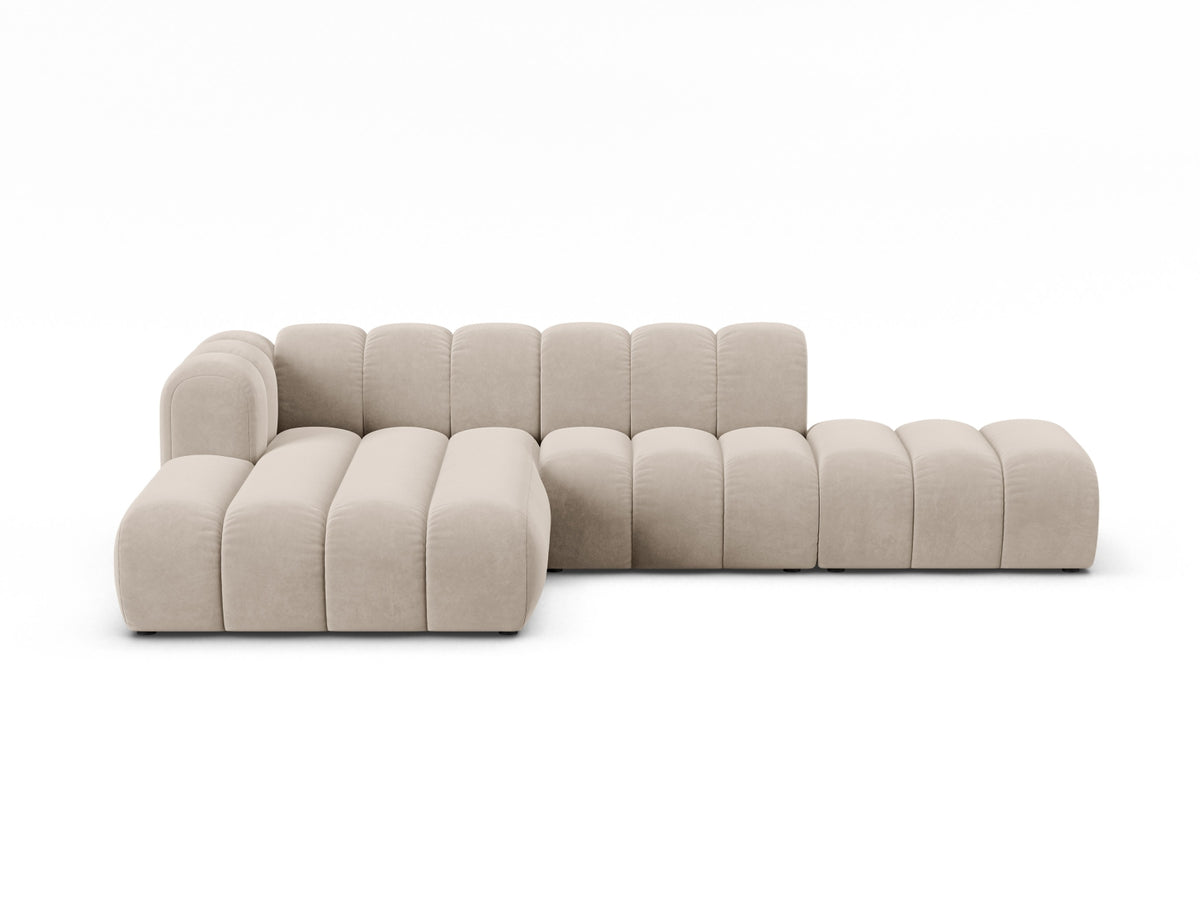 Divano Angolare Componibile Aperto Lupine, 5 Posti, 177x299x70