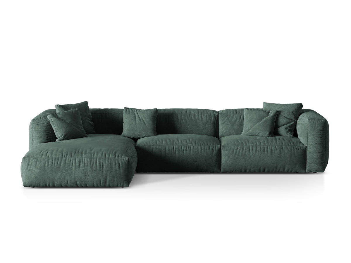 Divano Angolare Componibile XL Martina, 3 Posti, 176x330x75