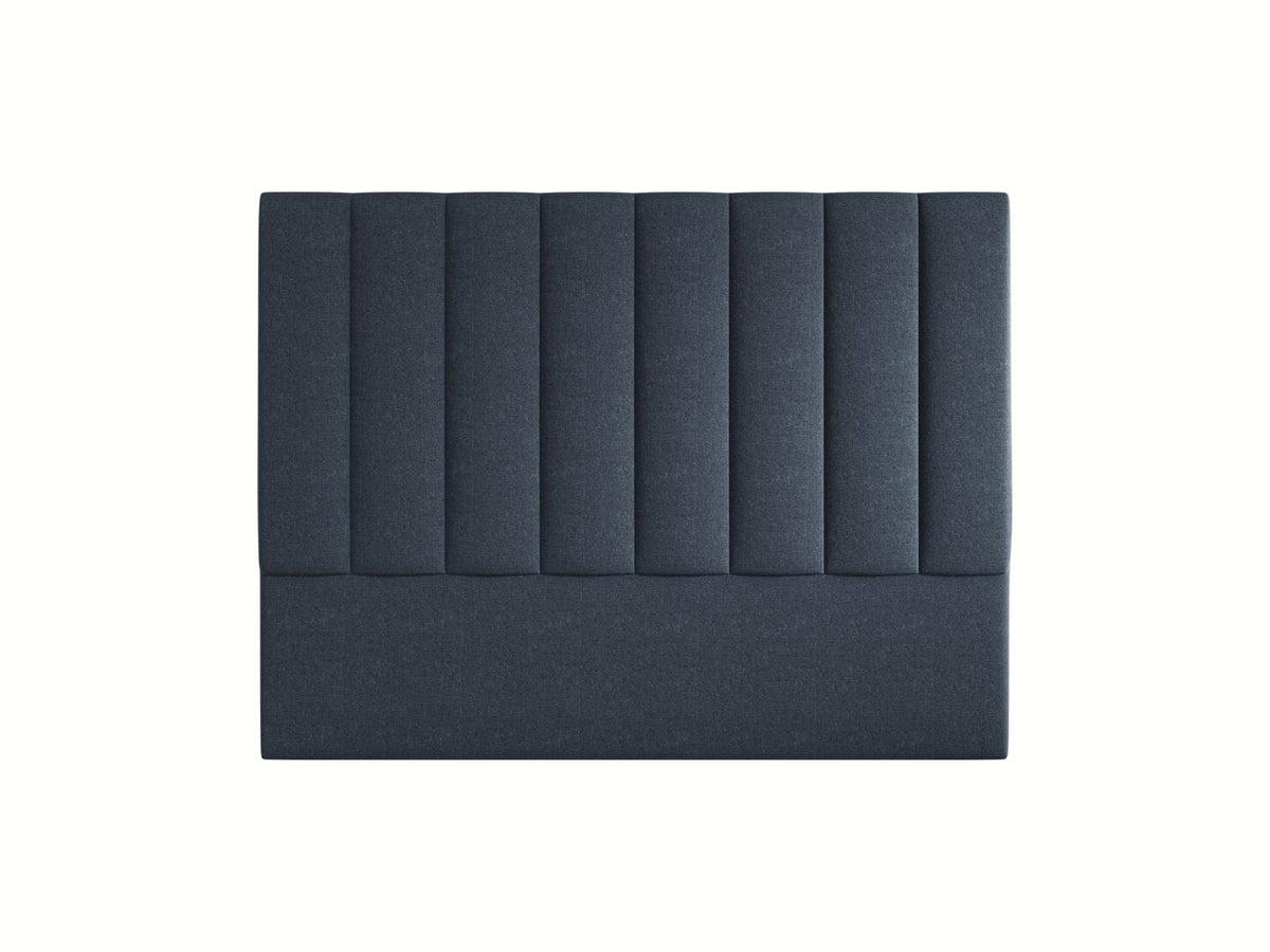 Testiera Marl Alta 120 cm - Blu Navy 160x200
