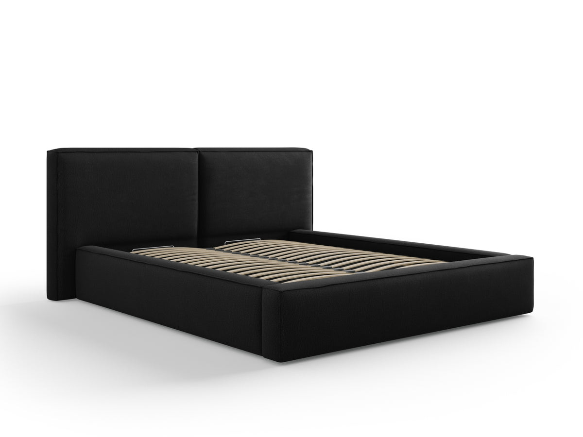 Letto contenitore con testiera doppia, "Jodie", 228x214x97,5