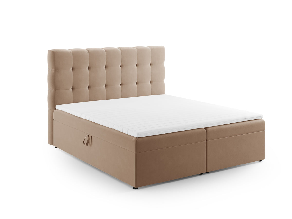 Letto: testiera + molle/materasso + coprimaterasso, "Mamaia", 210x180x125