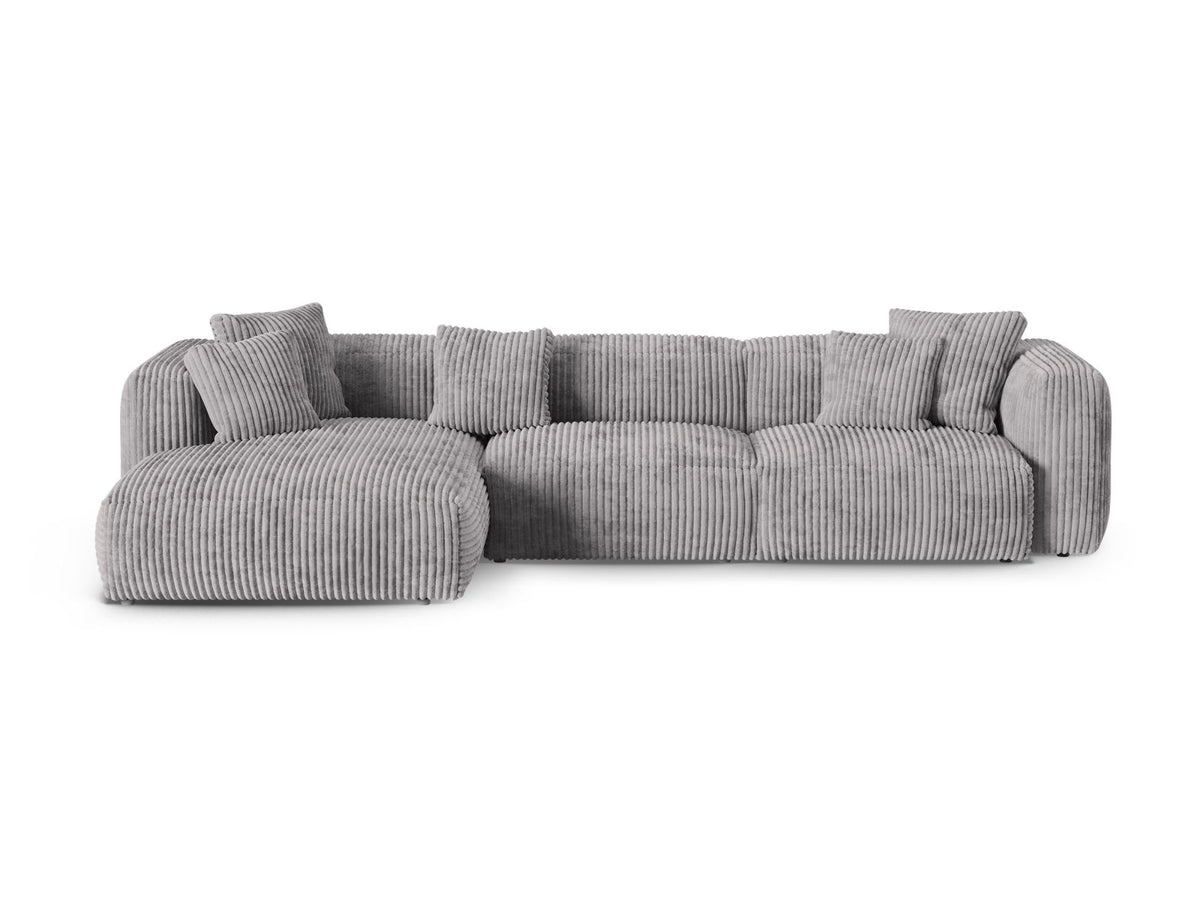 Divano Angolare Componibile XL Martina Seduta Profonda, 3 Posti, 176x330x75