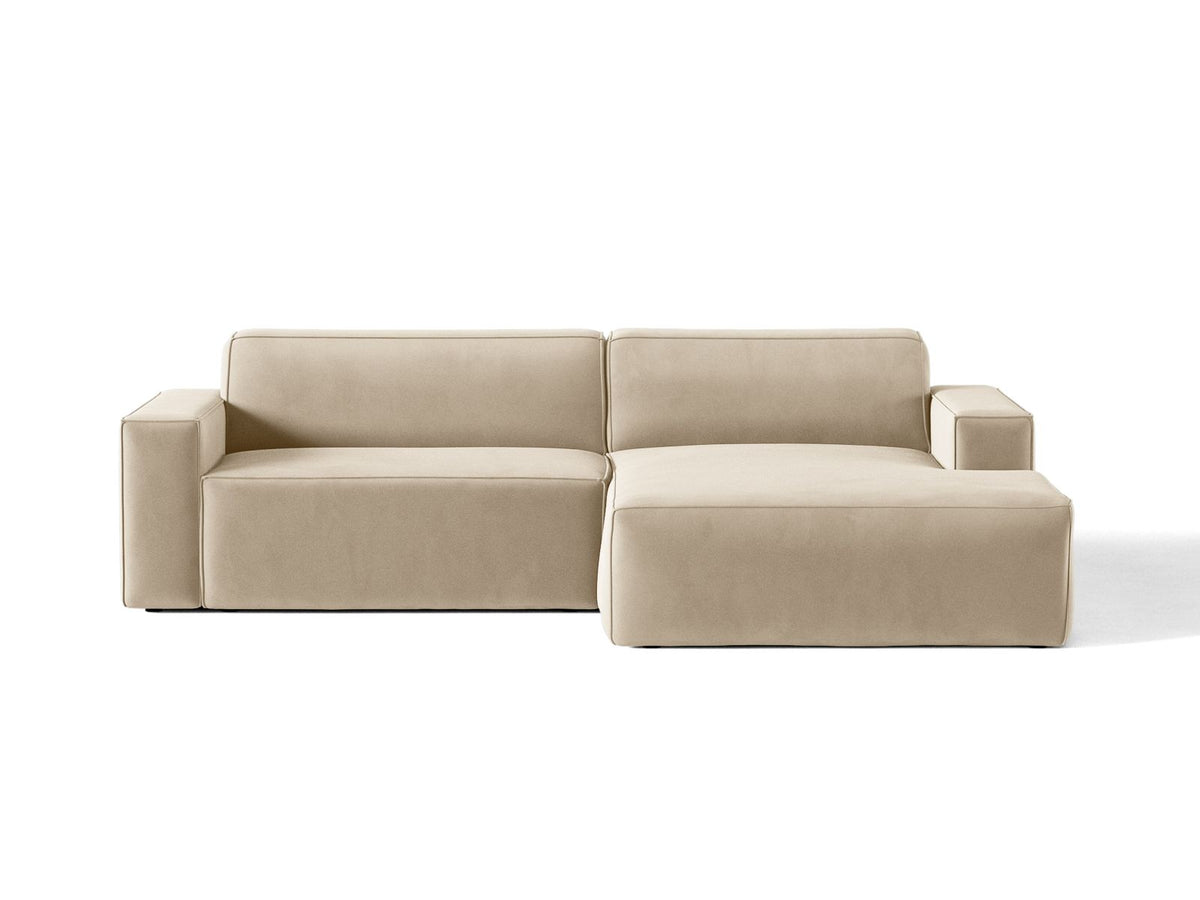 Divano Angolare Componibile Jodie, 3 Posti, 162x224x77